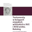 Katalogi Testamentów  - tom 1